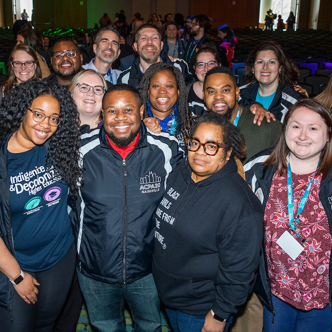 ACPA2020 Planning Team smiling for a photo after Convention