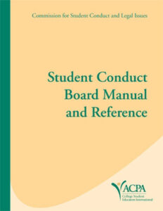 Student Conduct Board Manual and Reference