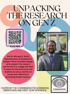 Sign up or scan this QR code to register for our Unpacking the Research on Gen Z webinar
