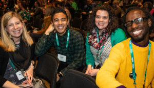 four ACPA members during Convention smiling at the camera