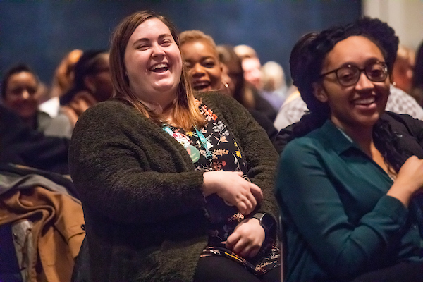 ACPA19 attendee laughing