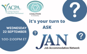 It's your turn to ASK JAN Wednesday September 22 1:00-2:00pm ET