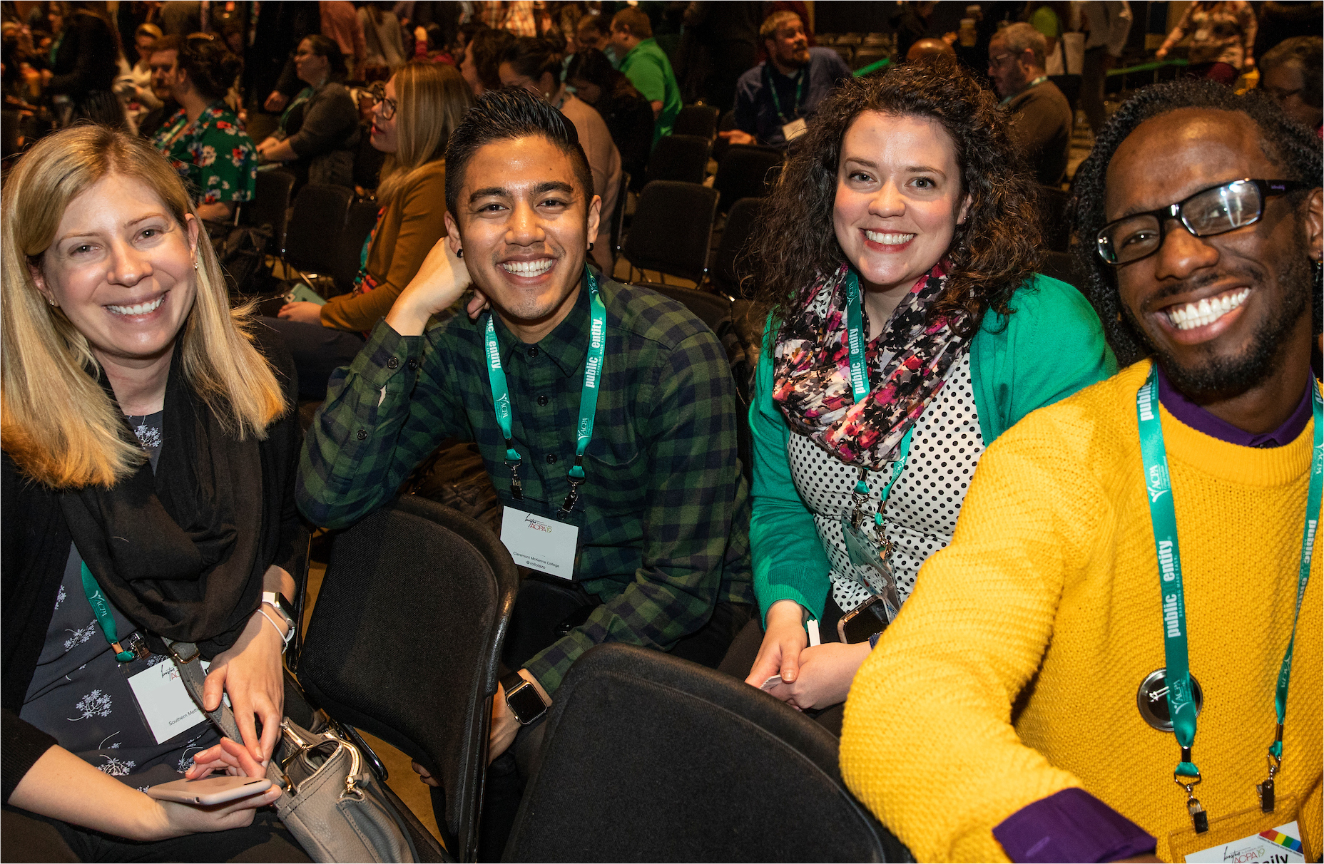 cover four ACPA members during Convention smiling at the camera
