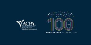 ACPA logo. 100 anniversary logo