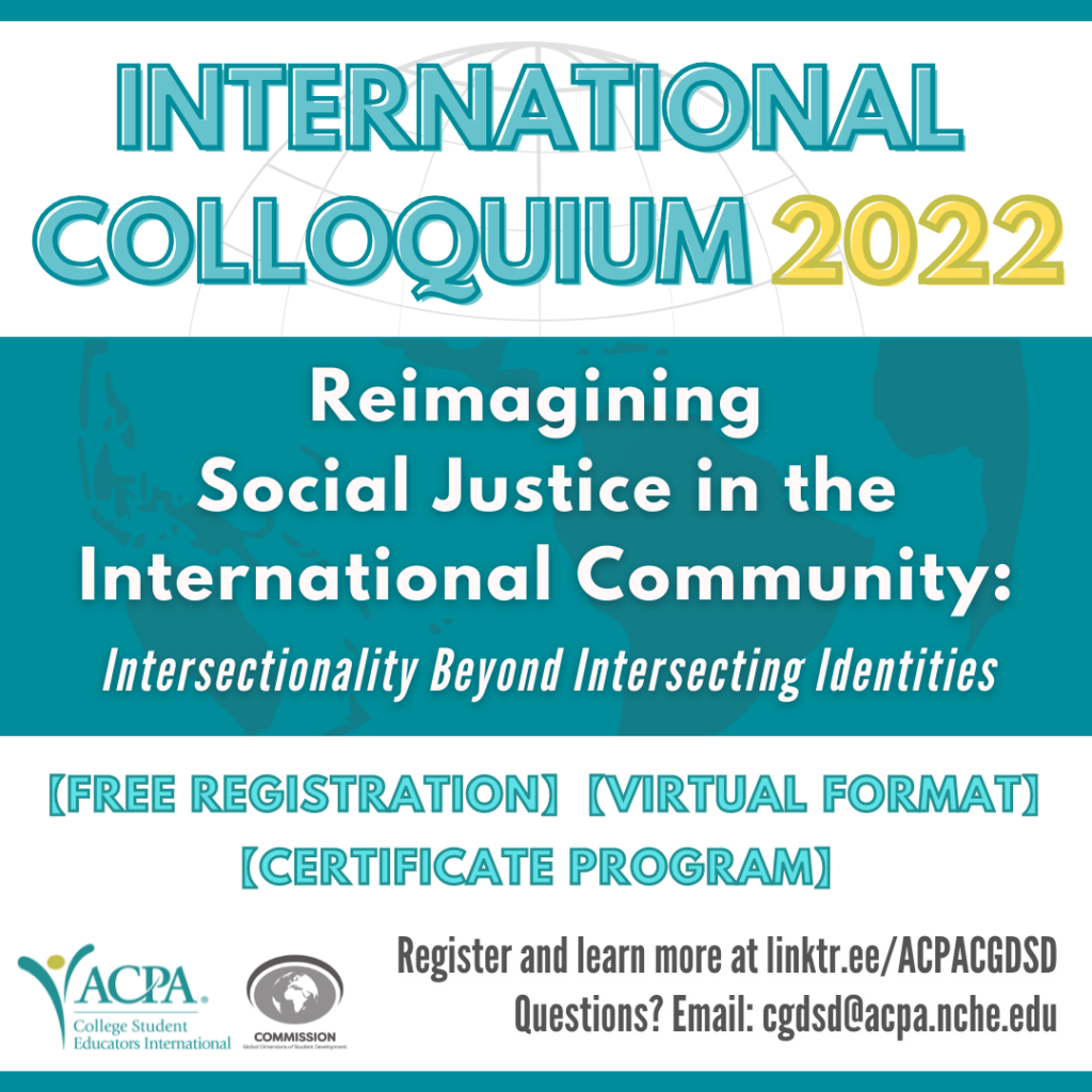2022 International Colloquium