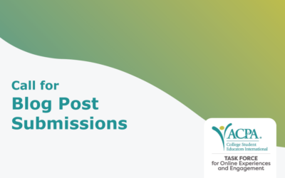 ACPA OEE: Call for Blog Post Submissions