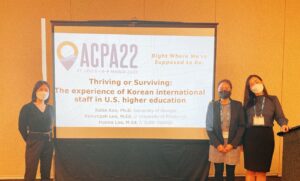 Thriving or Surviving?: Experience of Korean international staff in U.S.