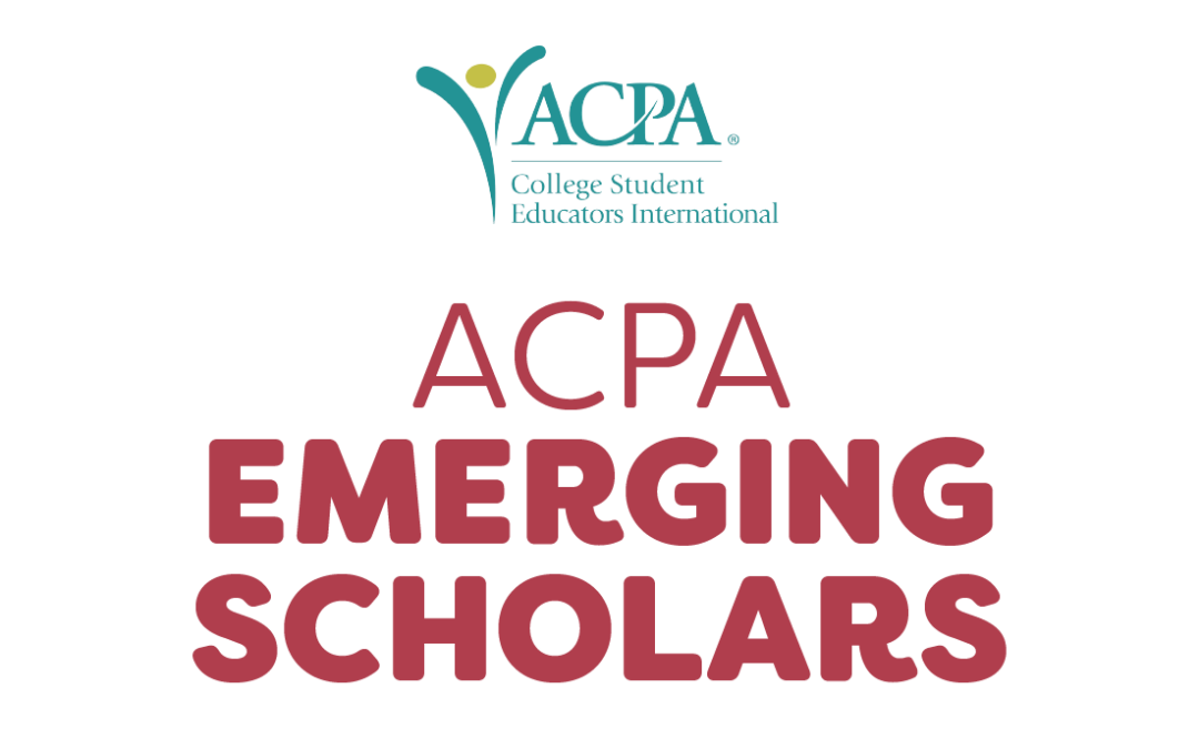 2023-Become an ACPA Emerging Scholar