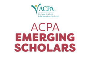 ACPA EMERGING SCHOLARS