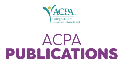 Open positions with ACPA Publications: Research Grants & Books Editor