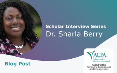 OEE Scholar Interview Series: Dr. Sharla Berry