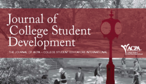 journal of college student development-the journal of ACPA