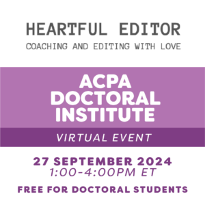 ACPA Doctoral Institute