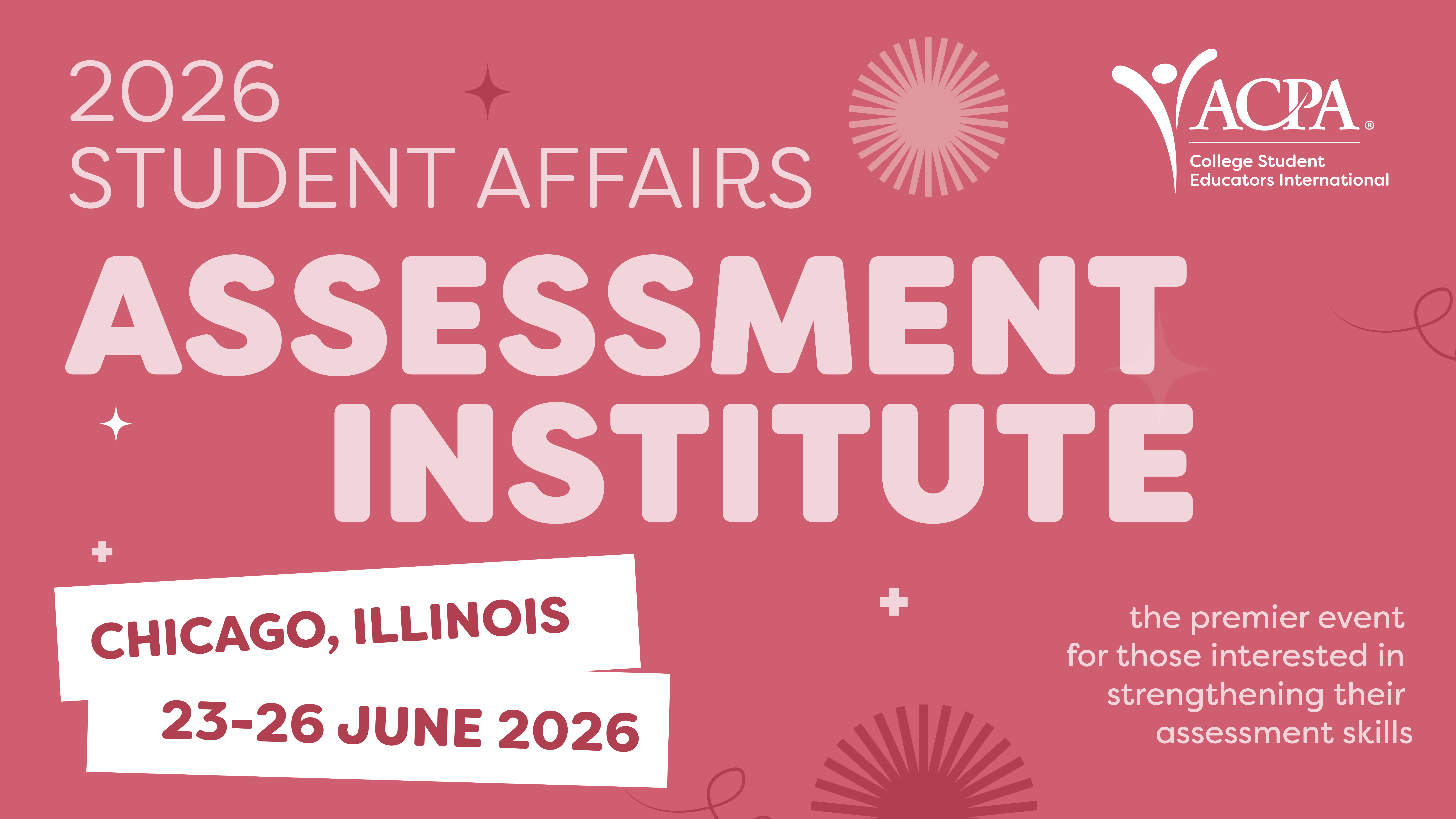 2026 Student Affairs Assessment Institute