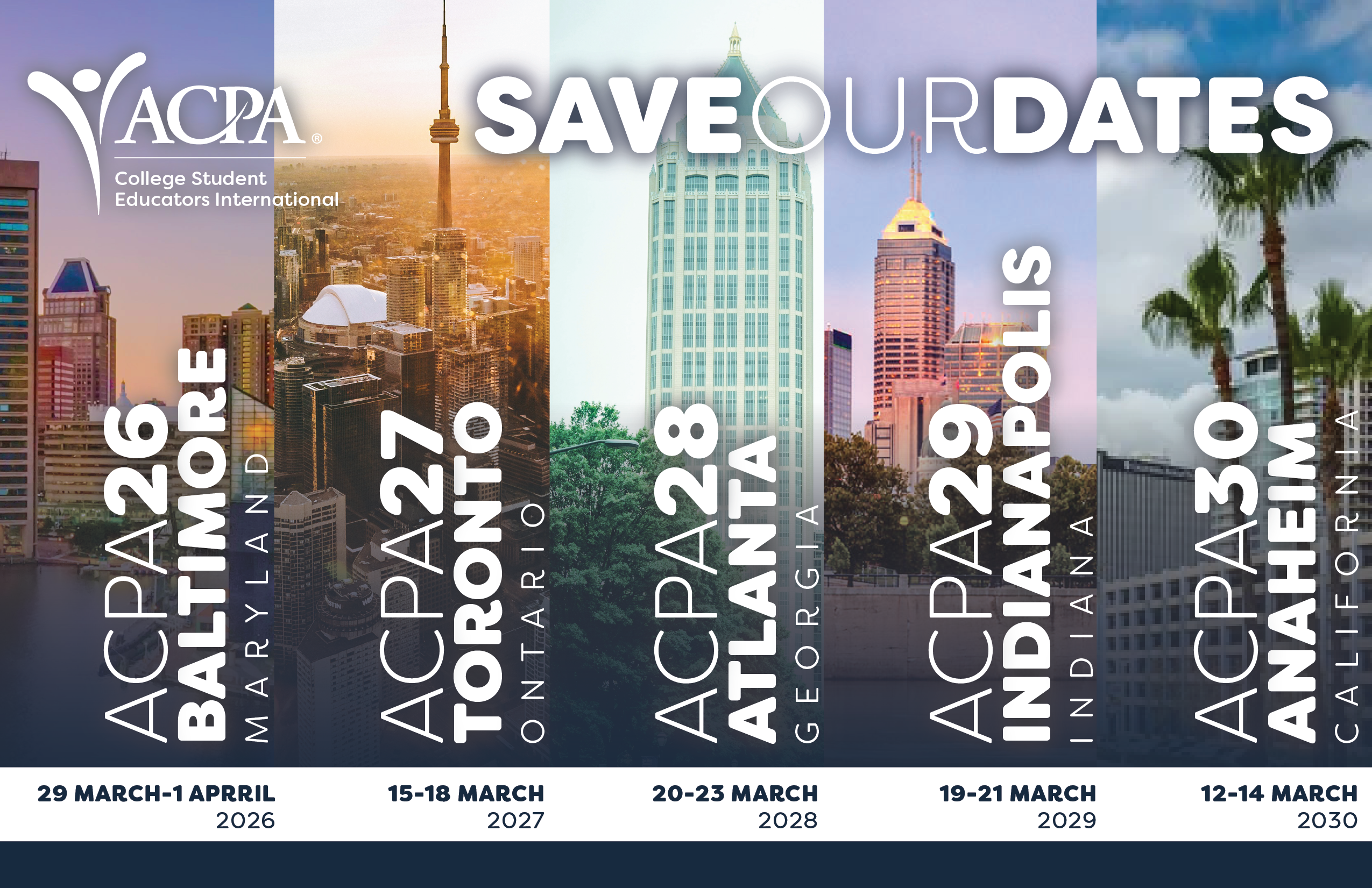 save our dates. ACPA25 16-19 February 2025.