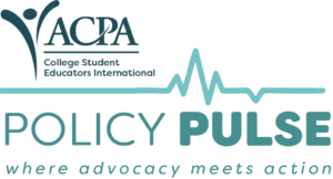 ACPA Policy Pulse logo featuring a heartbeat pulse graphic