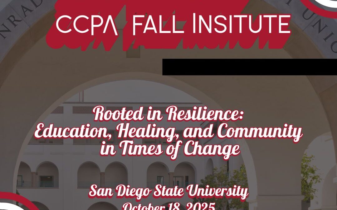 California College Personnel Association Fall Institute
