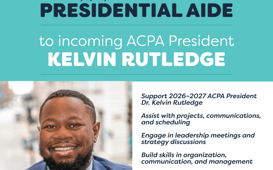 Serve as Kelvin Rutledge’s Presidential Aide