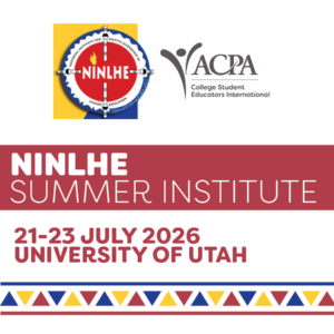 NINLHE SUMMER INSTITUTE 21-23 JULY 2026 UNIVERSITY OF UTAH